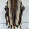 RUANA GRIS NATURAL